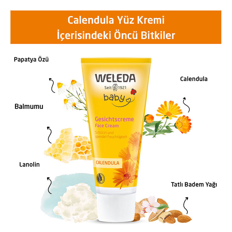 Weleda كريم الوجه العضوي من ويليدا كاليندولا 50 مل