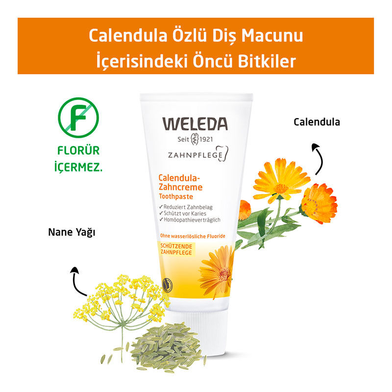 Weleda Calendula Extract Organic Toothpaste 75 ml