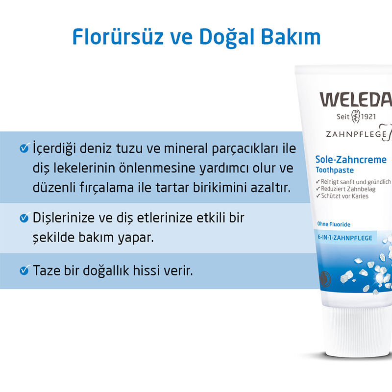Weleda Sea Salt Mineral Organic Toothpaste 75 ml