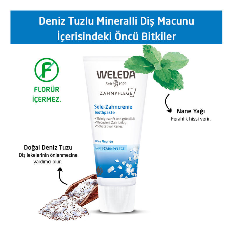 Weleda Sea Salt Mineral Organic Toothpaste 75 ml