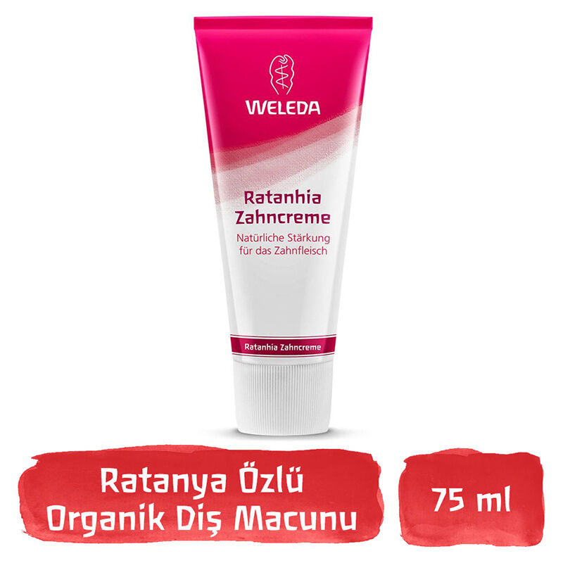 Erleben Sie gesunde Zähne mit Weleda Ratanhia Bio-Zahnpasta