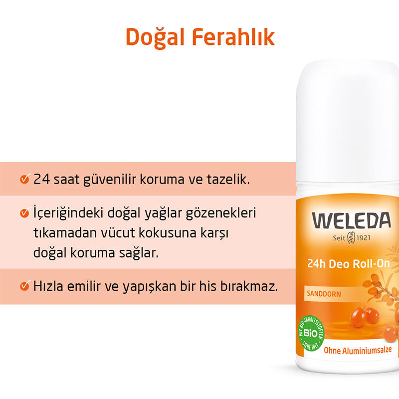Ощутите свежесть: Weleda Дезодорант с облепихой 50 мл