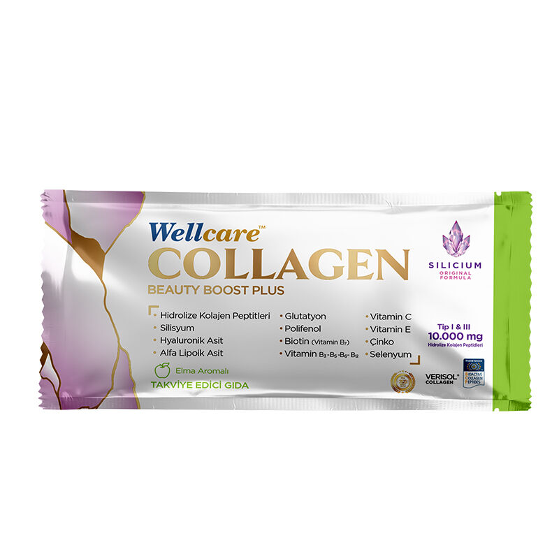 Wellcare Collagen Beauty Boost Plus 10,000 mg 30 sachets Apple Flavored