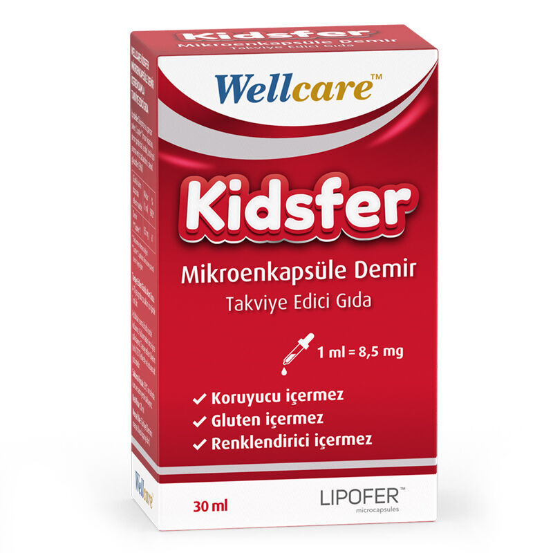 Wellcare Kidsfer Microencapsulated Iron Supplement Food 30 ml