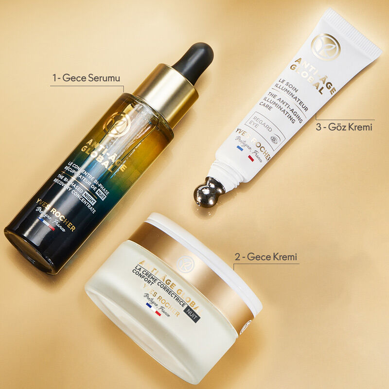 Yves Rocher كريم الليل العالمي المضاد للشيخوخة من إيف روشيه 50 مل