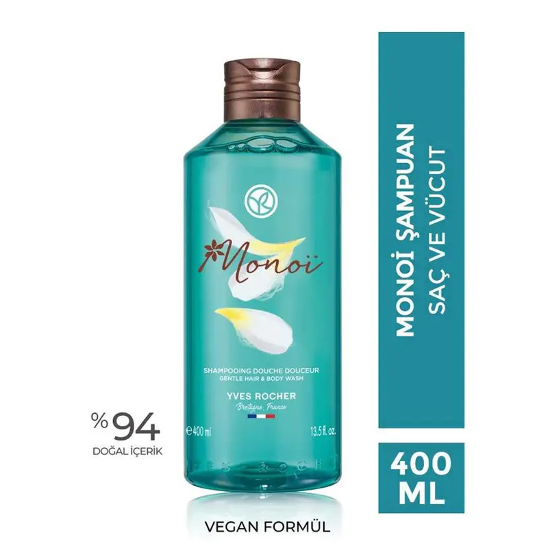 Шампунь для волос и тела Монои 400 мл от Yves Rocher