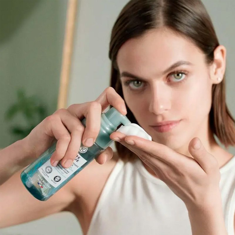 Yves Rocher غسول الوجه الرغوي بريبايوتيك من إيف روشيه 150 مل