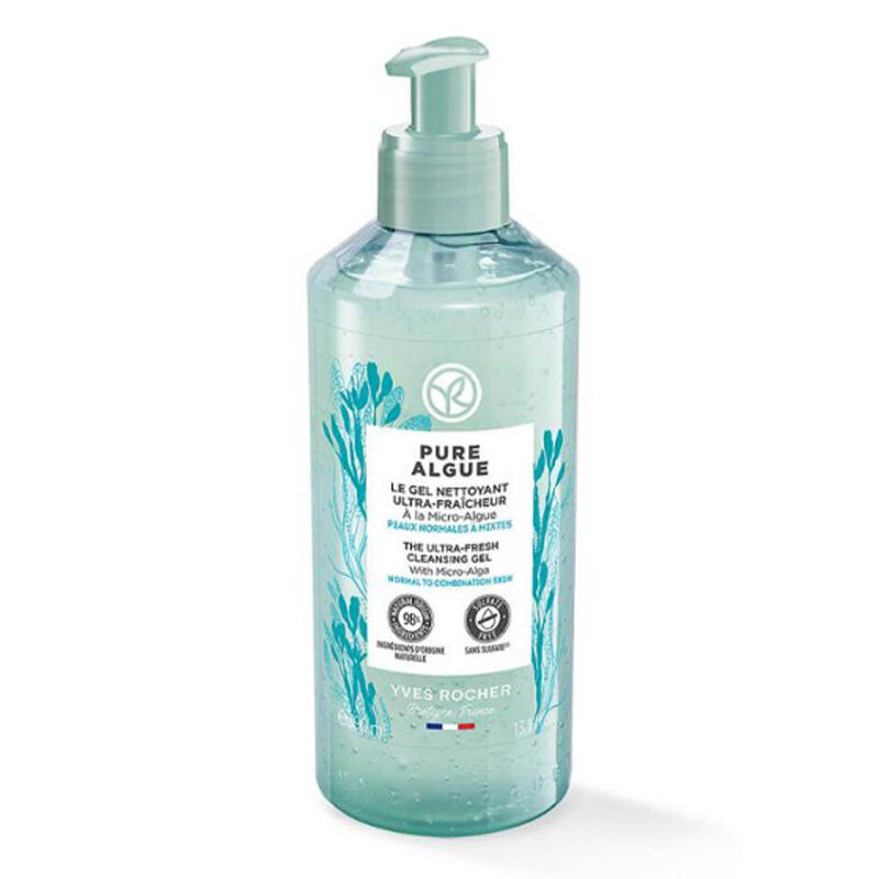 Yves Rocher Pure Algue Moisturizing And Refreshing Face Wash Gel 390 ml