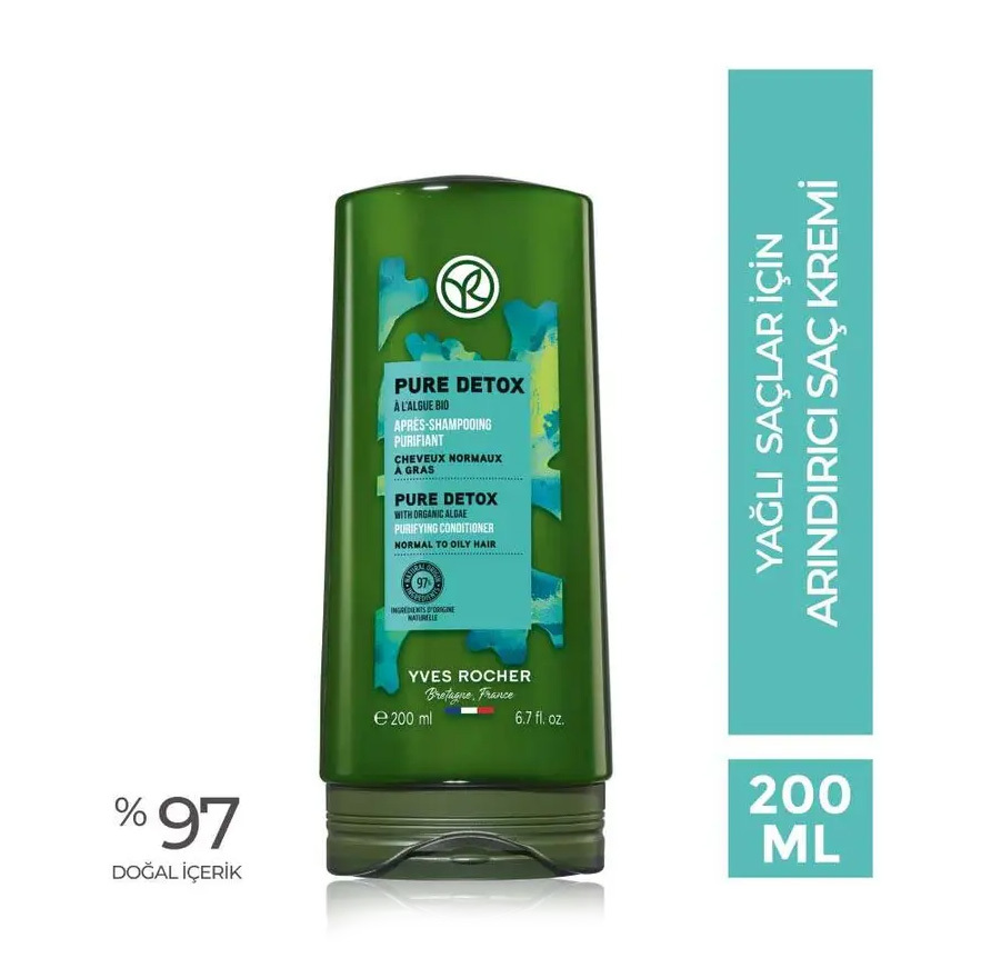 Кондиционер для жирных волос Pure Detox 200 мл от Yves Rocher