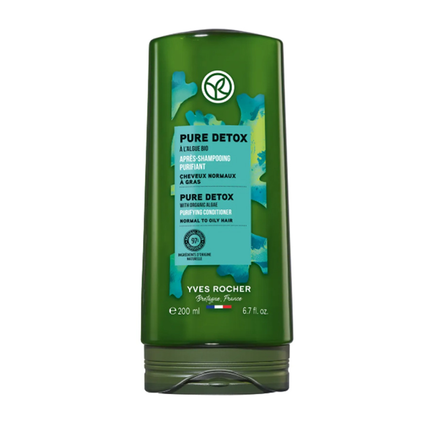 Yves Rocher Pure Detox Purifying Conditioner For Oily Hair 200 ml