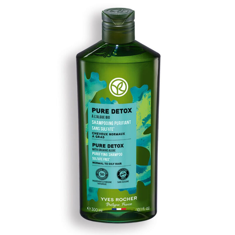 Yves Rocher Pure Detox Purifying Shampoo For Oily Hair 300 ml
