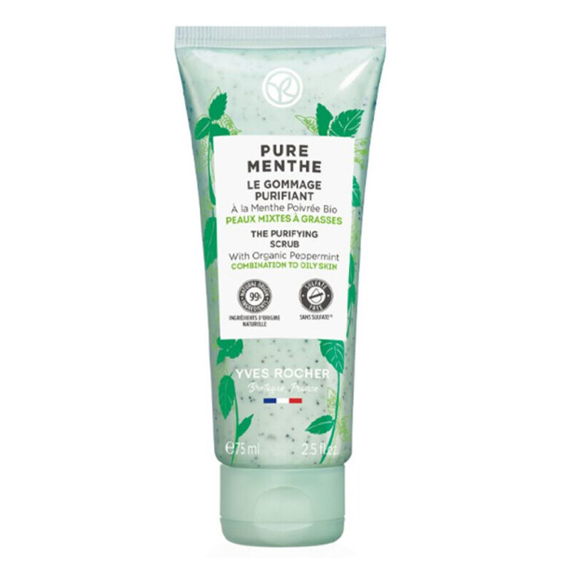 Yves Rocher Pure Menthe Pore Tightening Purifying Peeling 75 ml