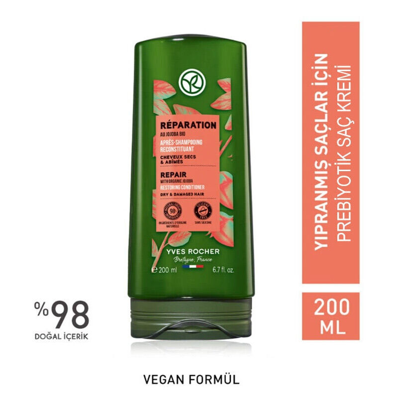 Yves Rocher Präbiotische Reparatur-Haarcreme 200 ml