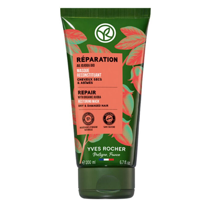 Yves Rocher Reparation Prebiotic Hair Mask For Damaged Hair 200 ml