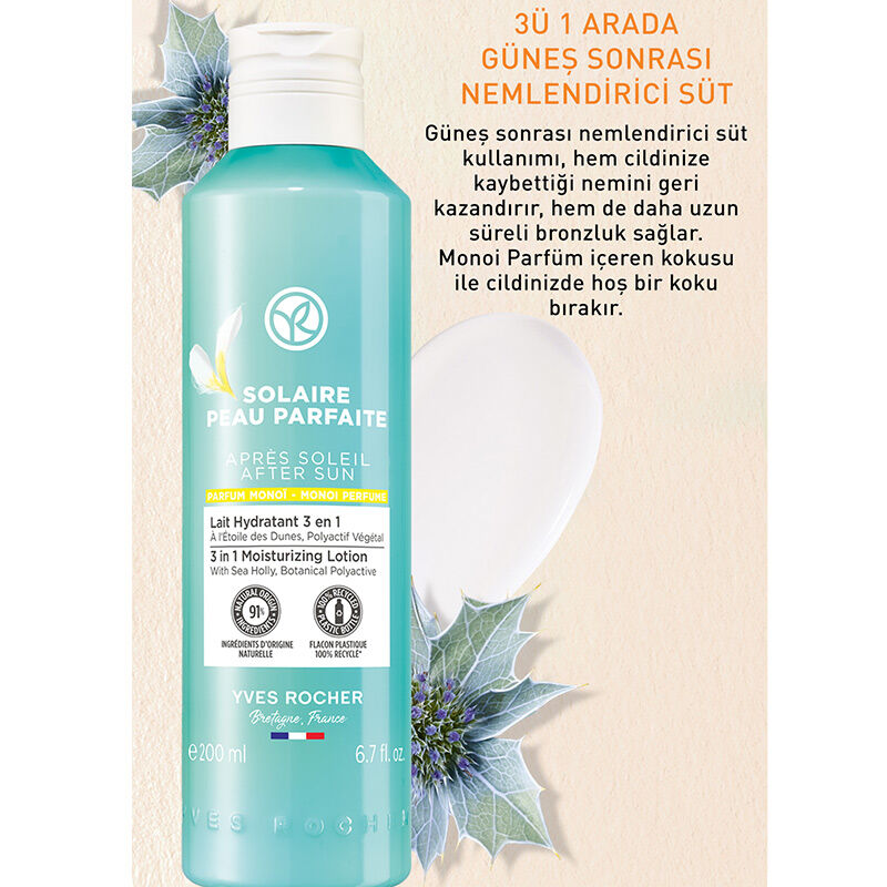Yves Rocher 3-in-1 After Sun Feuchtigkeitsmilch 200ml