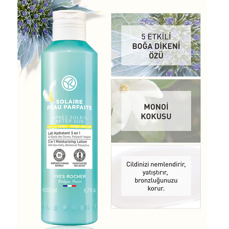 Yves Rocher 3-in-1 After Sun Feuchtigkeitsmilch 200ml