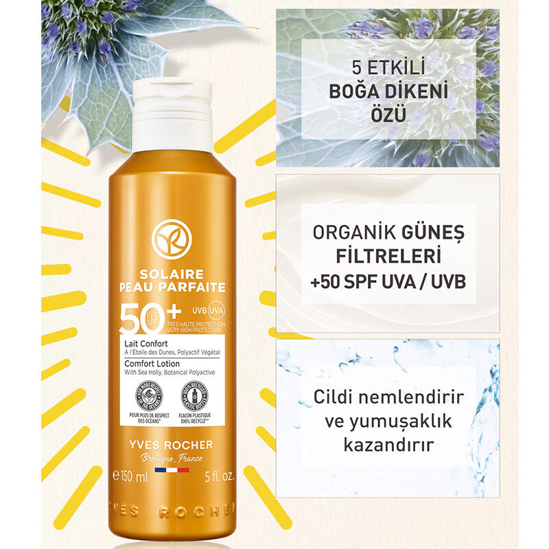 Yves Rocher Solaire Peau Parfaite Spf 50+ Sun Protection Milk 150 ml