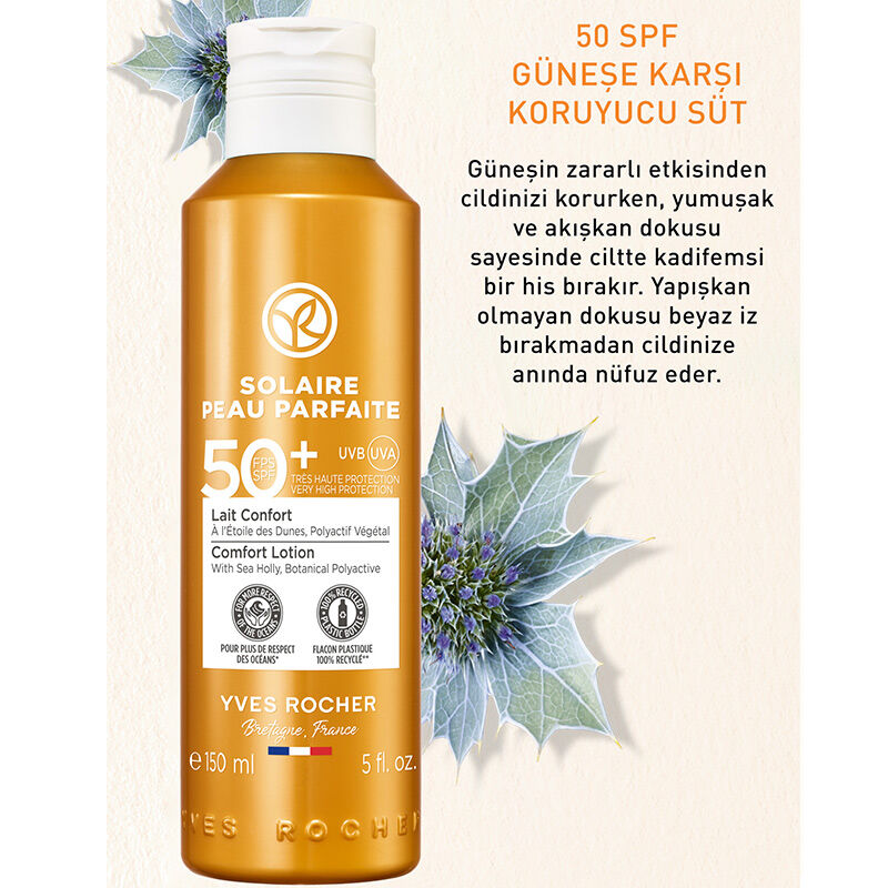 Yves Rocher Solaire Peau Parfaite Spf 50+ Sun Protection Milk 150 ml