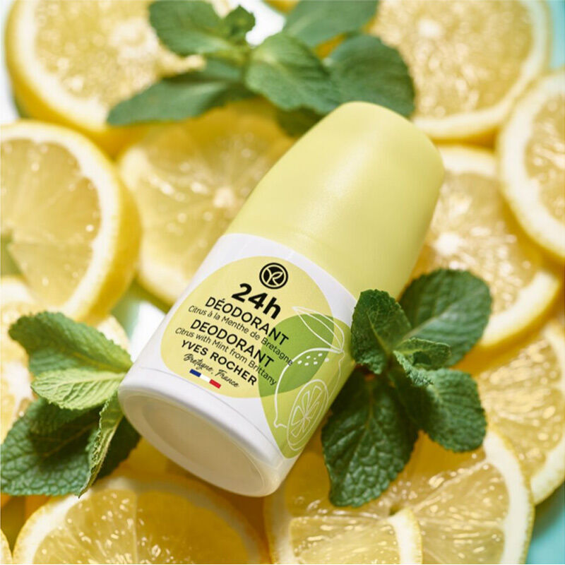 Yves Rocher Bio Minze &amp; Zitrone Roll-on Deodorant 50ml