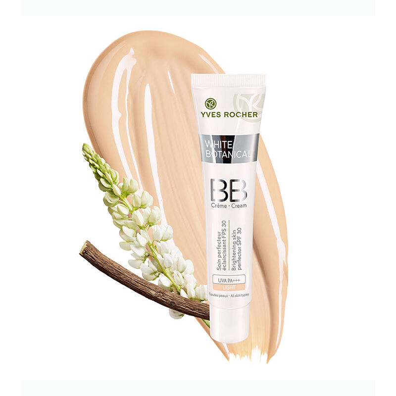 Крем BB Yves Rocher Белый Ботанический Анти-пятна и Осветляющий SPF30 40 мл - Светлый