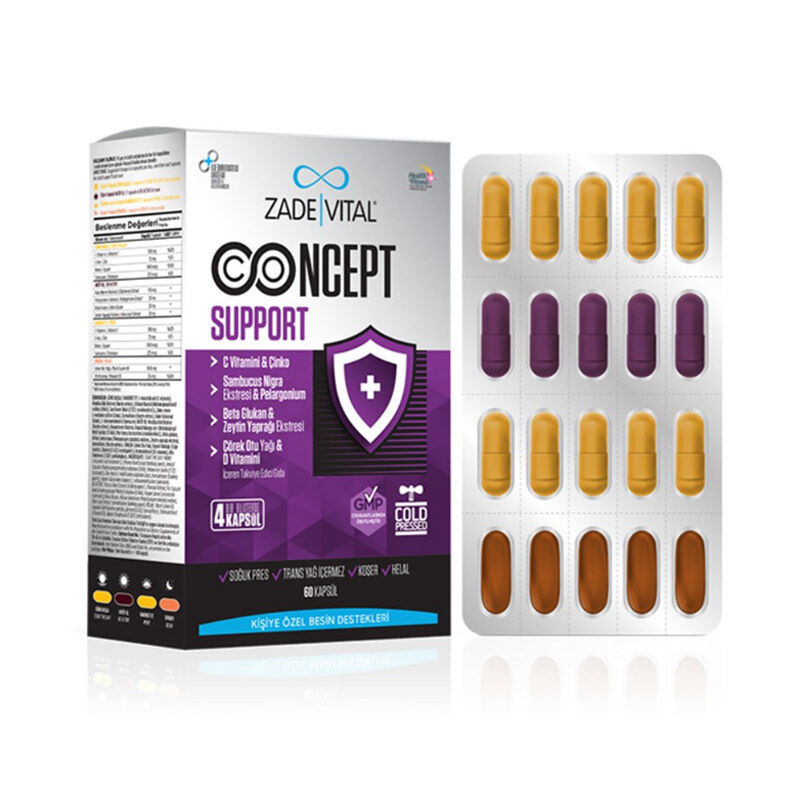 Zade Vital Concept Support Supplementary Food 60 capsules