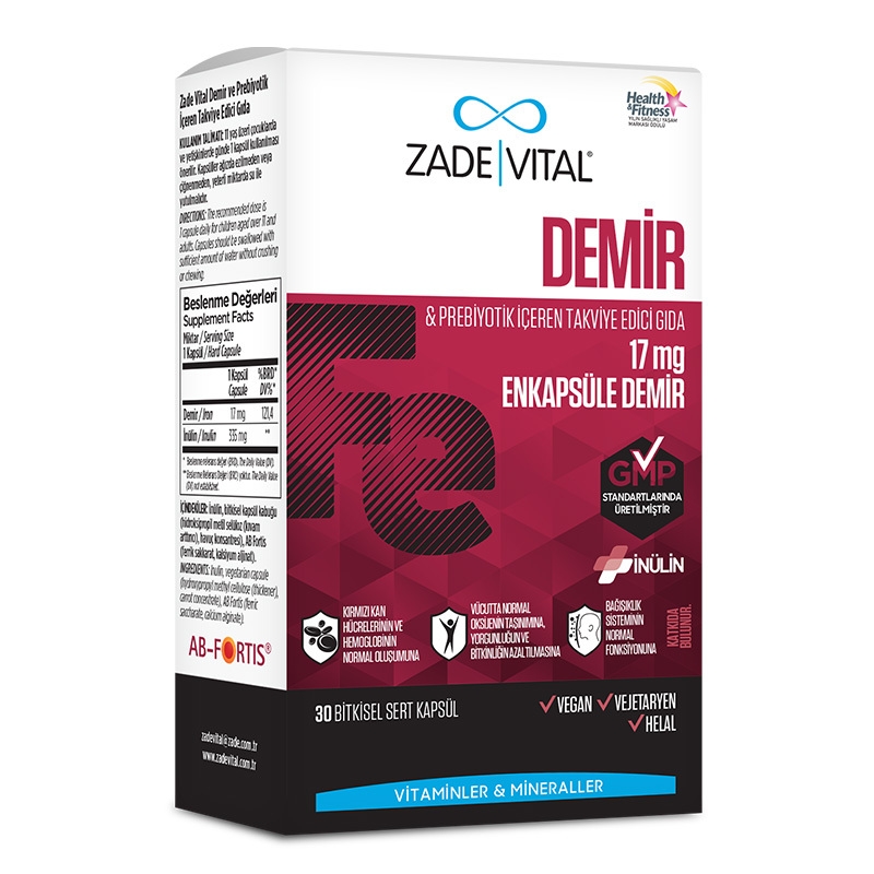 Железо Zade Vital 30 капсул