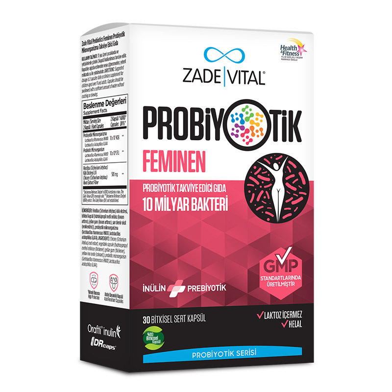 Zade Vital Probiotic Feminine 30 capsules