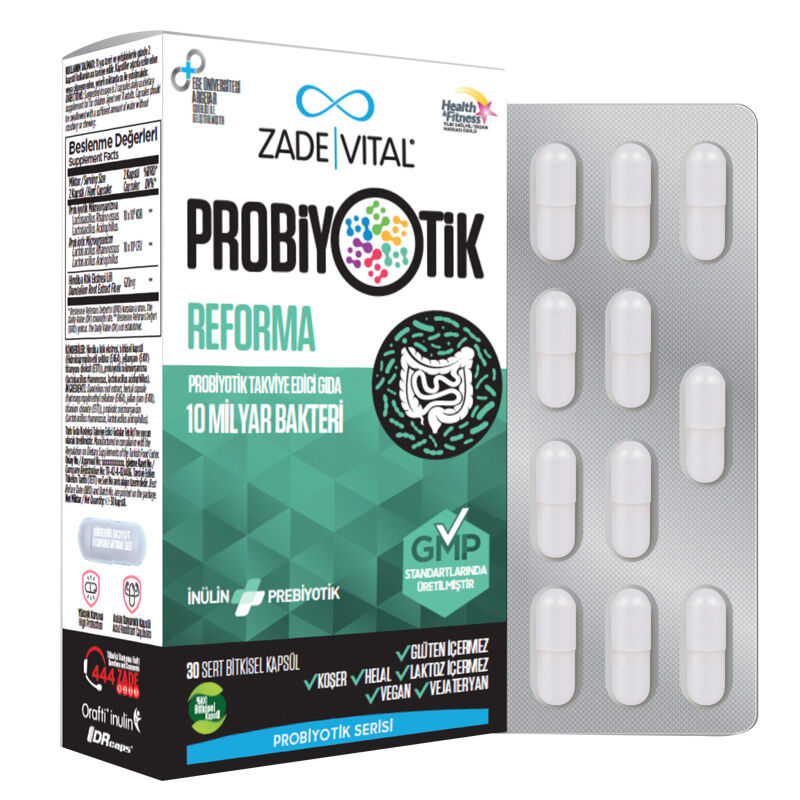 Zade Vital Probiotic Reforma 30 herbal Capsules