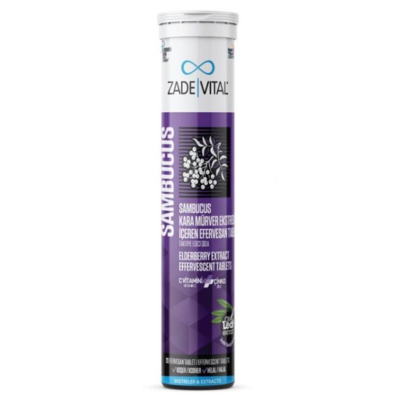 Zade Vital Sambucus Nigra 20 effervescent Tablet